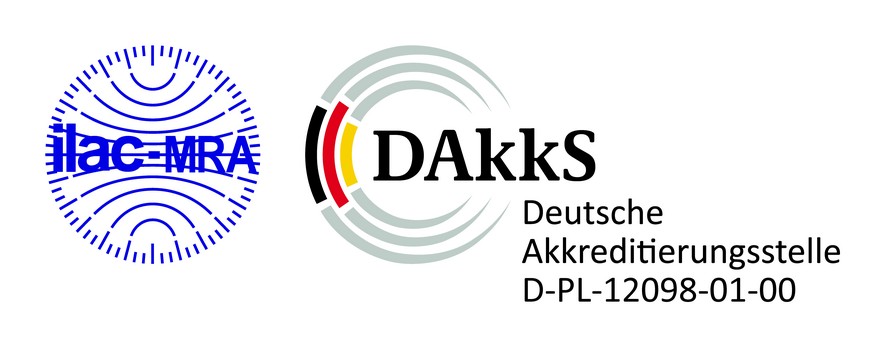 Logos Dakks und ILAC